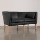 Benjamin-designersofa (2 siddepladser) - Kunstlæder