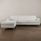 Chaise longue di design - Rivestita in similpelle - 3/4 posti - Nova