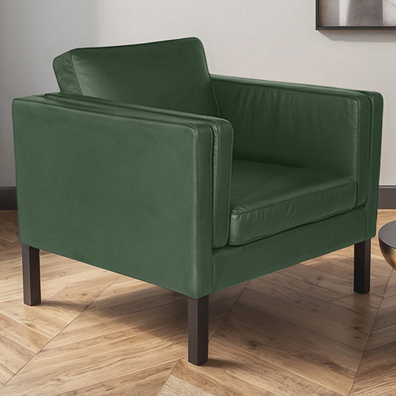 Cadeira de braços de sala de estar Bina Design - pele sintética