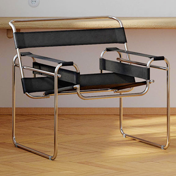 Lounge Chair - Leatherette & Metal - Ivan - gallery 9