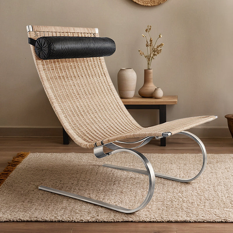 Fauteuil en rotin - Chaise longue bohème de style balinais - Reed