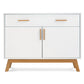 Scandinavian style Compact wooden sideboard