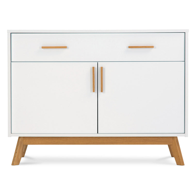 Scandinavian style Compact wooden sideboard