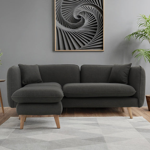 Corner Sofa Reversible 3 Seater with Left or Right Chaise Lounge - Vriga - gallery 16