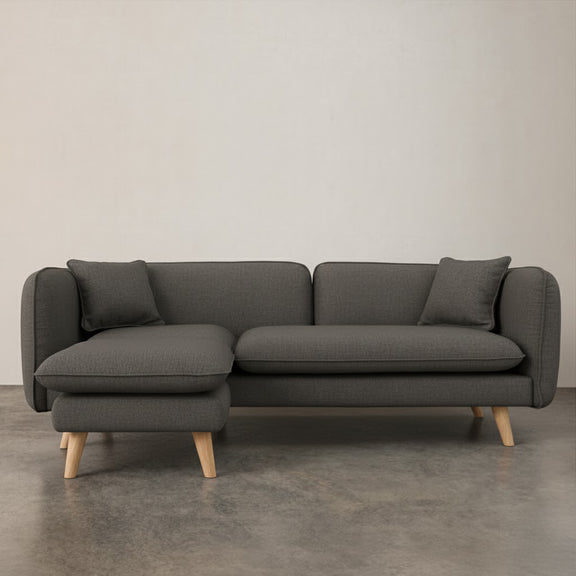 Corner Sofa Reversible 3 Seater with Left or Right Chaise Lounge - Vriga - gallery 17