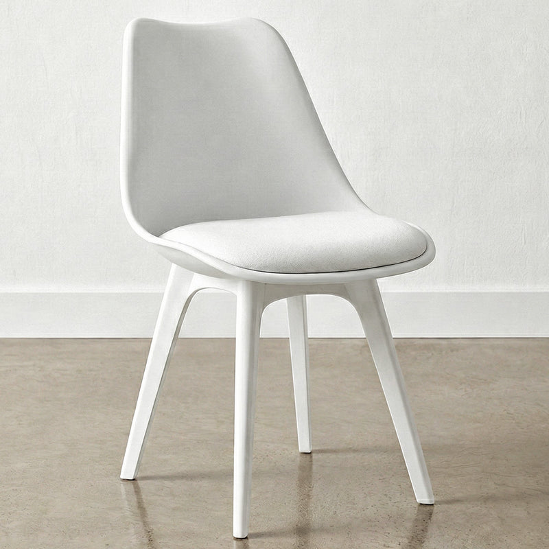 Sedia da pranzo Denisse in stile scandinavo, design premium con cuscino
