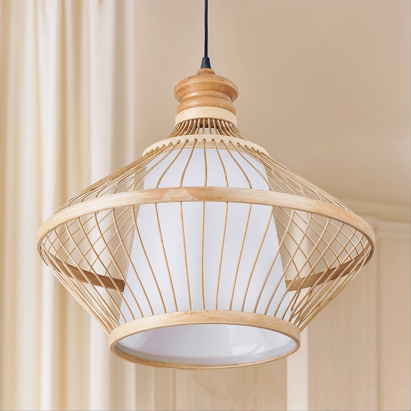 Lampada da soffitto Amara Design Boho Bali - Bambù