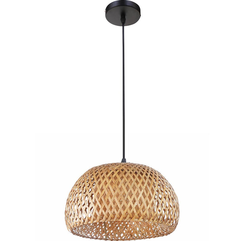 Candeeiro de teto Talli entrançado Design Boho Bali - Bambu