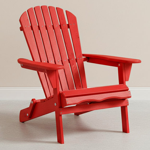 Wooden Outdoor Chair with Armrests - Adirondack Garden Chair - Adirondack - gallery 16
