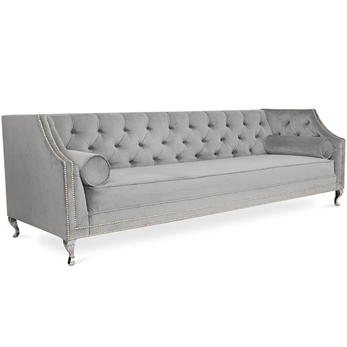 Sofá de estilo vintage Chesterfield Bernie - Veludo
