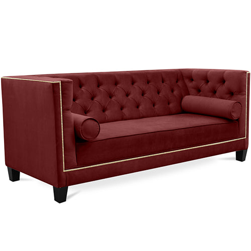 Divano in stile vintage Chesterfield Apsel - Velluto