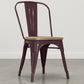 Sedia Stylix - Metallo e legno chiaro