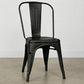 Sedia da pranzo in acciaio - Design industriale - Stylix