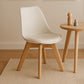 Chaise pour enfant rembourrée en bois et polypropylène