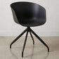 Upholstered Office Chair with Armrests - Black Design Desk Chair - Jodie - Joan - gallery 12