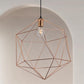 Hanglamp met metalen structuur