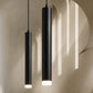 Plafonnier tubulaire - Suspension LED - Noir - Lilu