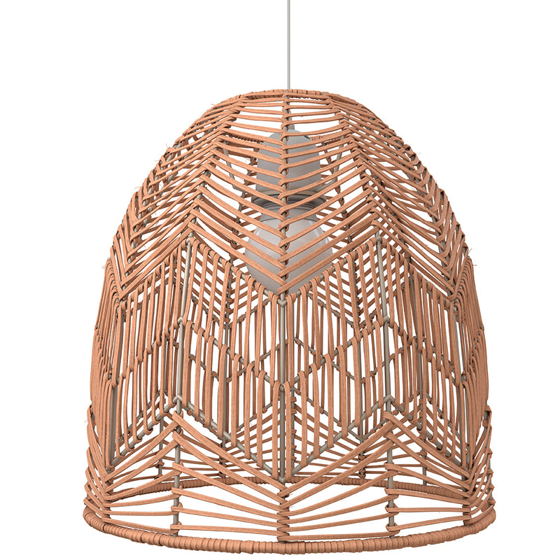 Rattan Ceiling Lamp - Boho Bali Design Pendant Lamp - Bu - gallery 10