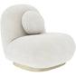 Bouclé fabric upholstered armchair - Larry - gallery 12