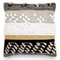 Almofada quadrada de algodão ao estilo Boho Bali, capa + enchimento - Clarissa