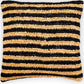 Square Boho Bali Cushion, Raffia, cover + filling - Charlotte