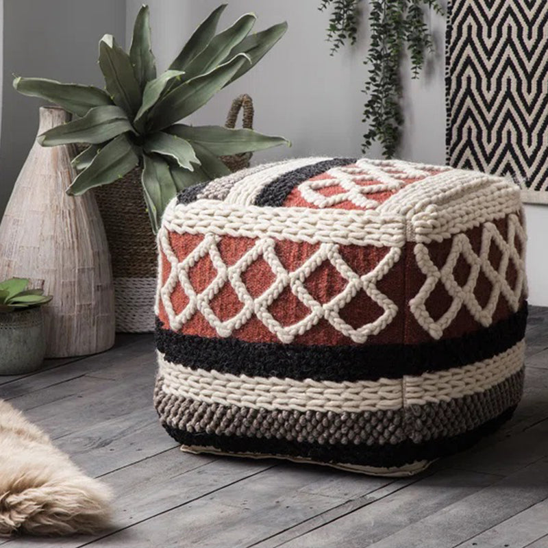 Boho Bali Style Pouffe Seat - Lonbay - gallery 4