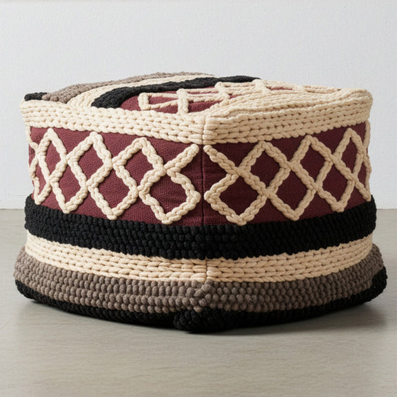 Boho Bali Style Pouffe Seat - Lonbay - gallery 10