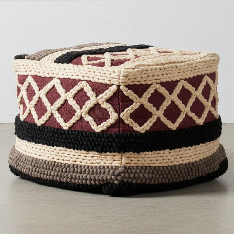 Boho Bali Style Pouffe Seat - Lonbay - gallery 10
