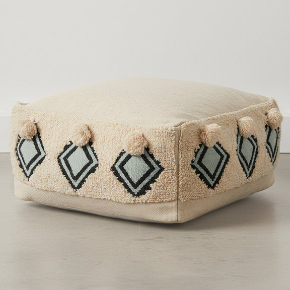 Boho Bali Style Pouffe Seat - Adelaida - gallery 9