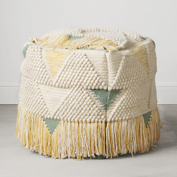 Boho Bali Style Pouffe Seat - Jacqueline - gallery 9
