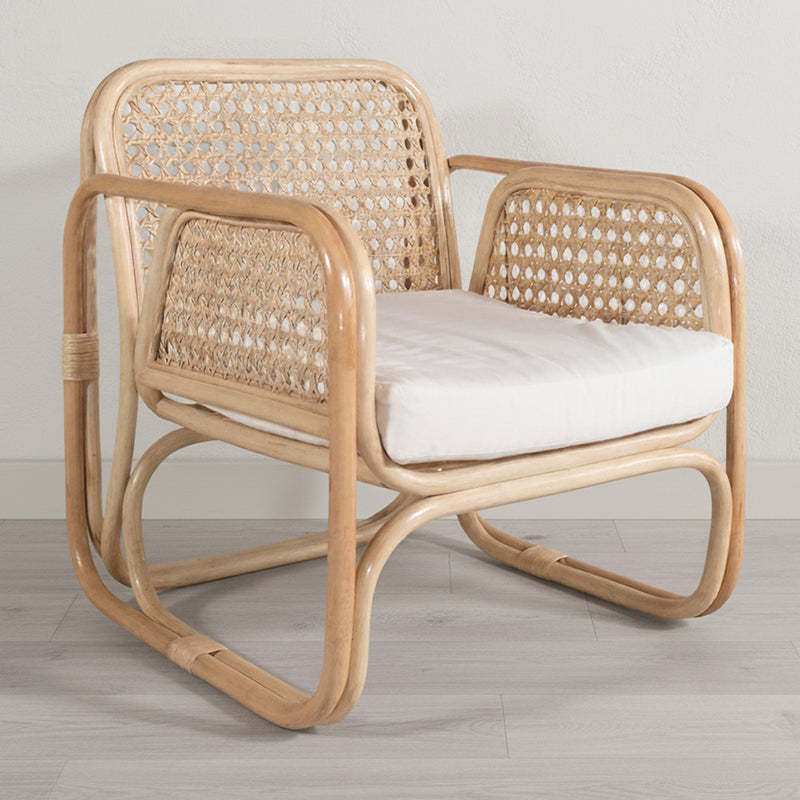 Rattan Lounge Chair - Design Chair - Boho Bali - Qawa