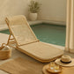 Sun Lounger Natural Rattan – Reclinable for Garden, Terrace & Beach – Chenai - gallery 14
