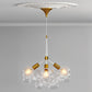Candeeiro suspenso, lustre globo de design moderno, 9 globos de vidro - Glaub