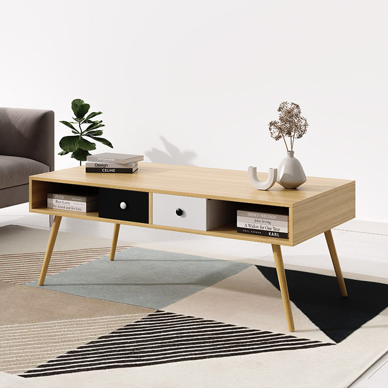 Mesa de centro de madeira - design escandinavo - Miua