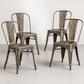 Pack of 4 Dining Chairs - Industrial Design - New Edition - Stylix - gallery 3