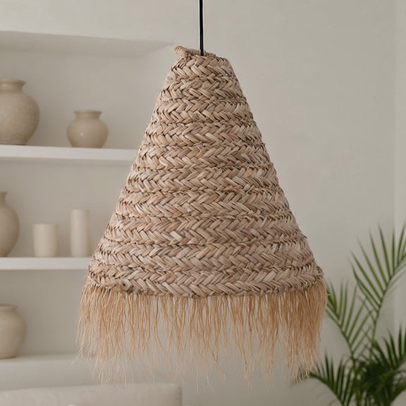 Esparto Ceiling Lamp - Boho Bali Design Hanging Lamp - Pitse - gallery 13
