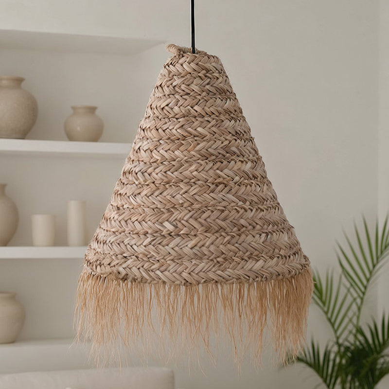 Esparto Ceiling Lamp - Boho Bali Design Hanging Lamp - Pitse - gallery 13