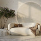 Curved Sofa - 3 Seater - Boucle Fabric - Curvy - gallery 2