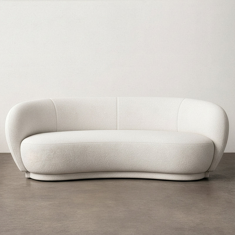Curved Sofa - 3 Seater - Boucle Fabric - Curvy - gallery 14