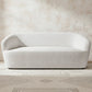 Curved Sofa - 2 Seater - Boucle Fabric - Bold - gallery 2