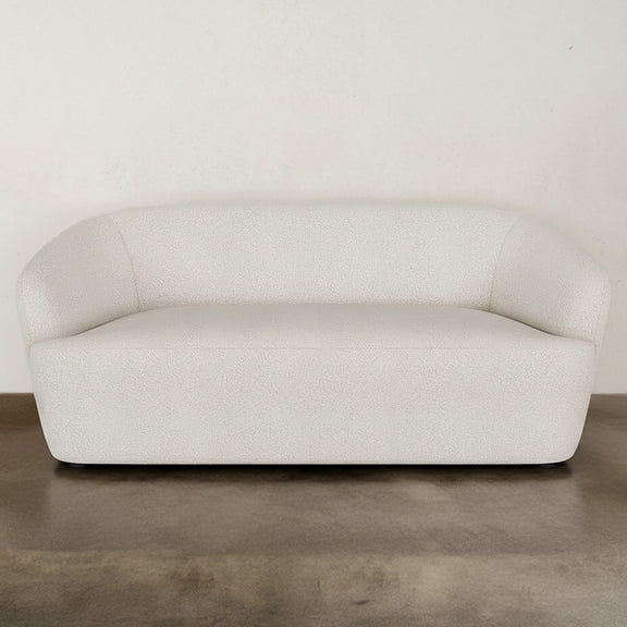 Curved Sofa - 2 Seater - Boucle Fabric - Bold - gallery 16