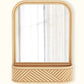 Wall Mirror with Rattan Frame - Bali Boho Style - Amara - gallery 5