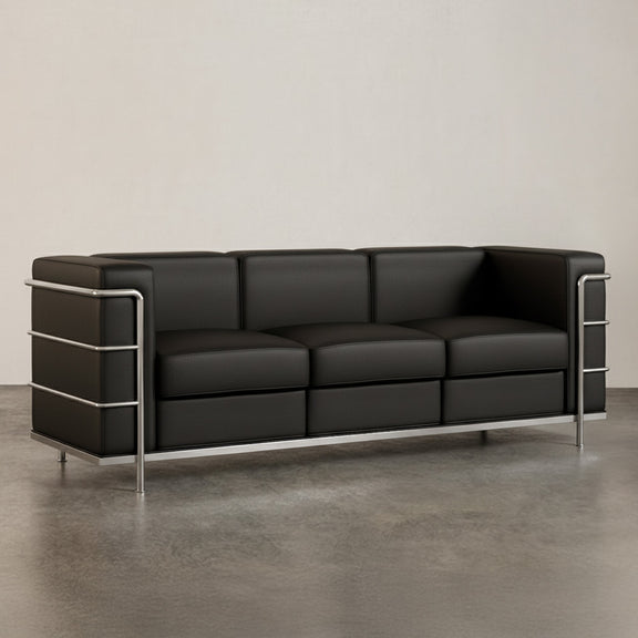 3-Seater Sofa - Upholstered in Vegan Leather - Lecur - gallery 9