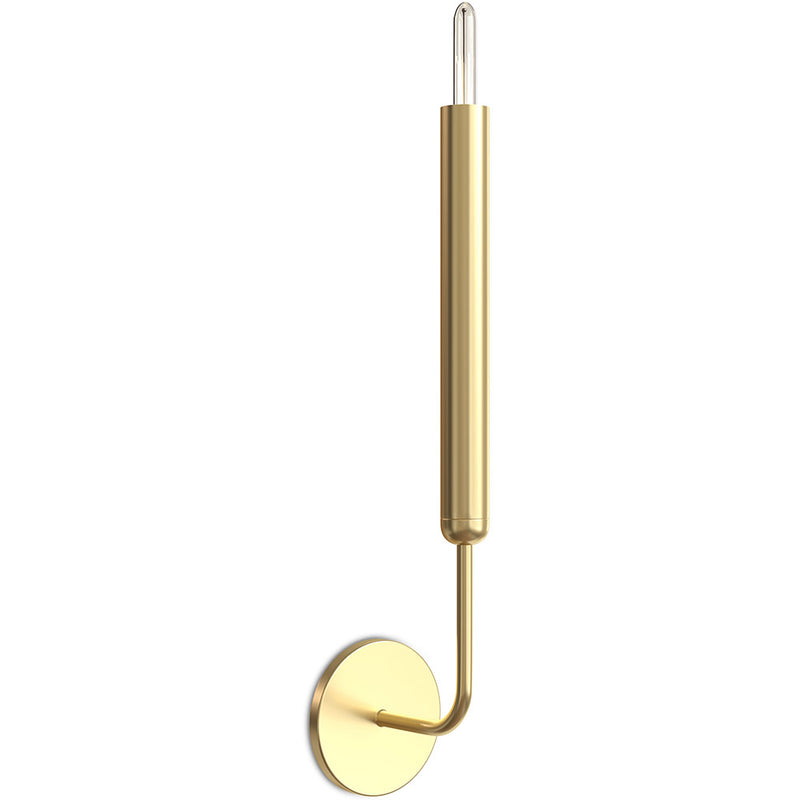Candeeiro de parede tipo vela em dourado - Lica