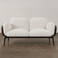 2-Seater Sofa - Upholstered in Bouclé Fabric - Vandan