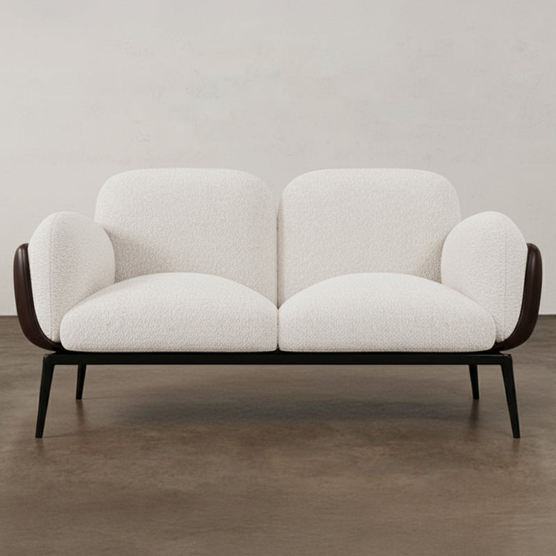 2-Seater Sofa - Upholstered in Bouclé Fabric - Vandan