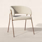 Dining chair - Upholstered in Bouclé Fabric - Charke - gallery 3