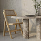 Folding Wooden Rattan Dining Chair - Umbra