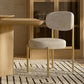 Dining Chair - Upholstered in Velvet - Golden metal - Dahe