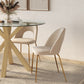 Dining Chair - Upholstered in Velvet - Amarna